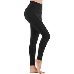 IUGA High Waisted Yoga Leggings for Women Workout Leggings with Inner Pocket, Soft Basic Leggings for Everyday Black