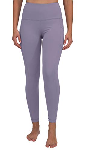 90 Degree By Reflex Womens Power Flex Yoga Pants - Plum Frost - XL