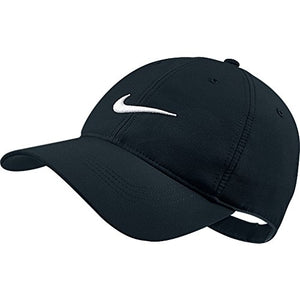 Nike Tech Swoosh Cap, Black/White, One Size