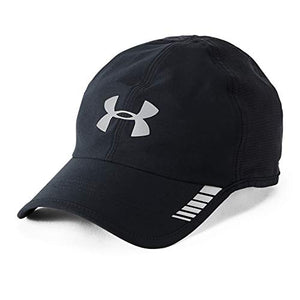 Under Armour Men's Launch ArmourVent Cap, Black (001)/Silver, One Size Fits All