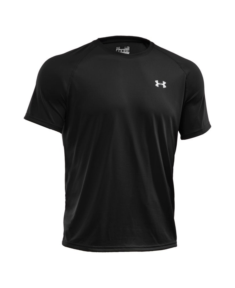 Under Armour Men's Tech Short Sleeve T-Shirt, Black /White