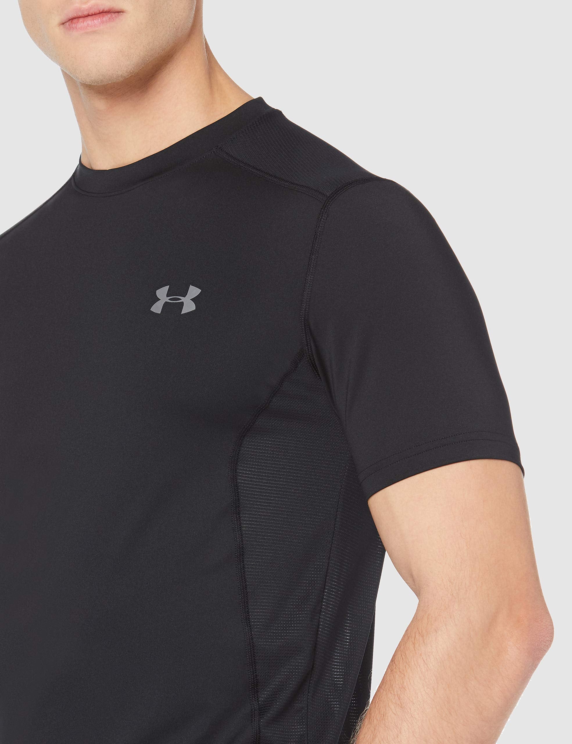 Under Armour Men's Raid Short Sleeve T-Shirt, Black/Graphite
