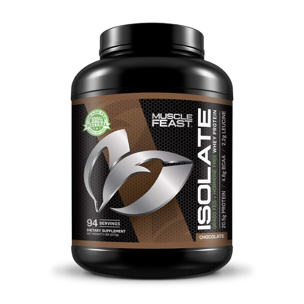 Muscle Feast Grass-Fed Whey Protein Isolate All Natural Hormone