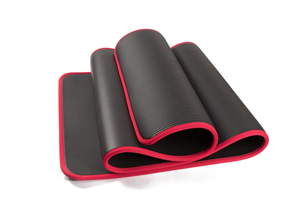 10MM Extra Thick Yoga Mat with Carrying Straps