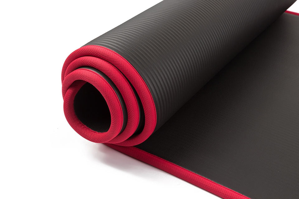 10MM Extra Thick Yoga Mat with Carrying Straps